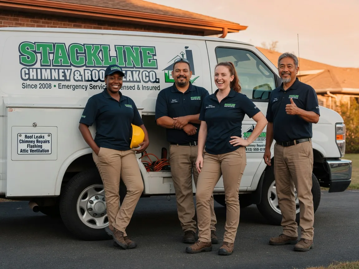 Chimney flashing repair company in Bismarck, ND